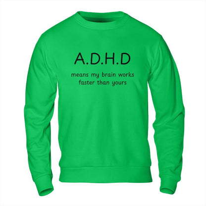 Shirts About Mental Health - ADHD Brain Meme Sweatshirt