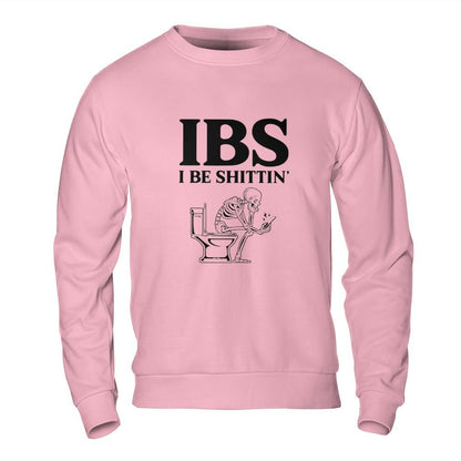 Offensive T Shirts Funny - IBS Meme Skeleton Sweatshirt