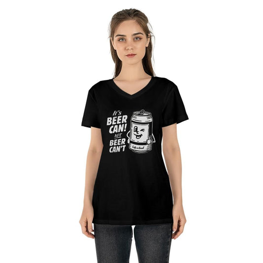 Funny T Shirts - Beer Can Not Beer Can't