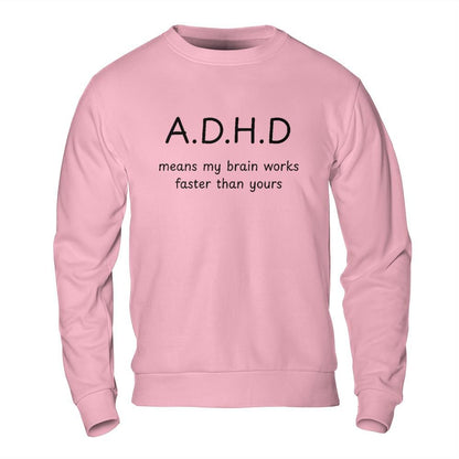 Shirts About Mental Health - ADHD Brain Meme Sweatshirt