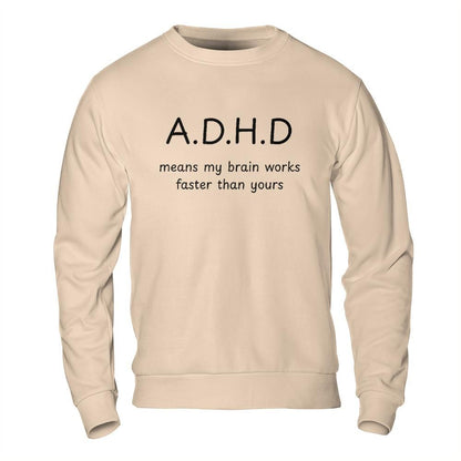 Shirts About Mental Health - ADHD Brain Meme Sweatshirt