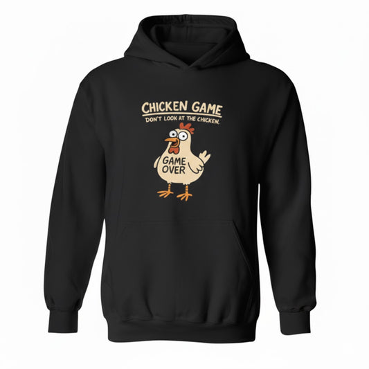 Game Over Meme Chicken Hoodie for Gen Z Humor Lovers